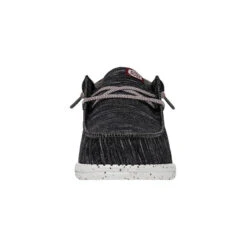 Wally Jersey - Black 11 Wally Jersey - Black -Heydude Shoes FW23 M 40169 001 WALLY JERSEY BLACK LEFT FRONT