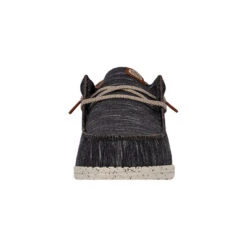 Wally Jersey - Charcoal 11 Wally Jersey - Charcoal -Heydude Shoes FW23 M 40169 025 WALLY JERSEY CHARCOAL LEFT FRONT