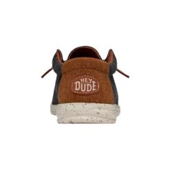 Wally Jersey - Charcoal 12 Wally Jersey - Charcoal -Heydude Shoes FW23 M 40169 025 WALLY JERSEY CHARCOAL RIGHT BACK