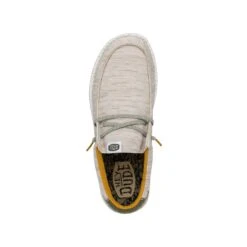 Wally Jersey - Taupe 13 Wally Jersey - Taupe -Heydude Shoes FW23 M 40169 214 WALLY JERSEY TAUPE LEFT TOP