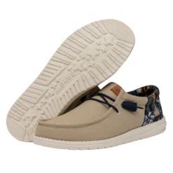 Wally Funk Oasis - Tan -Heydude Shoes FW23 M 40397 265 WALLY FUNK OASIS TAN LEFT PAIROUTSOLE