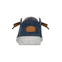 Wendy Washed Canvas - Navy 12 Wendy Washed Canvas - Navy -Heydude Shoes FW23 W 40297 410 WENDY WASHED CANVAS NAVY LEFT BACK