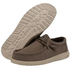 Wally - Chocolate -Heydude Shoes SS22 M 11091900 WALLY L CHOCOLATE LEFT 3