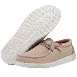 Wally Washed - Tan 10 Wally Washed - Tan -Heydude Shoes SS22 M 111521700 WALLY WASHED TAN LEFT 3