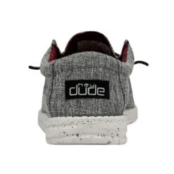 Wally Blend - Black -Heydude Shoes SS22 M 112474987 WALLY ECO LINEN BLACK LEFT 5