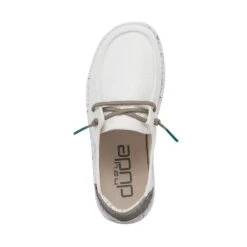 Wendy Youth - Disco White -Heydude Shoes SS22 W 130120227 WENDY YOUTH DISCO WHITE LEFT 6