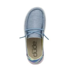 Wendy Youth - Sparkle Denim 13 Wendy Youth - Sparkle Denim -Heydude Shoes SS22 W 130122732 WENDY YOUTH SPARKLE DENIM LEFT 6